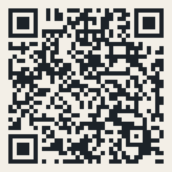 QR code — book a private viewing of Coral Landings
