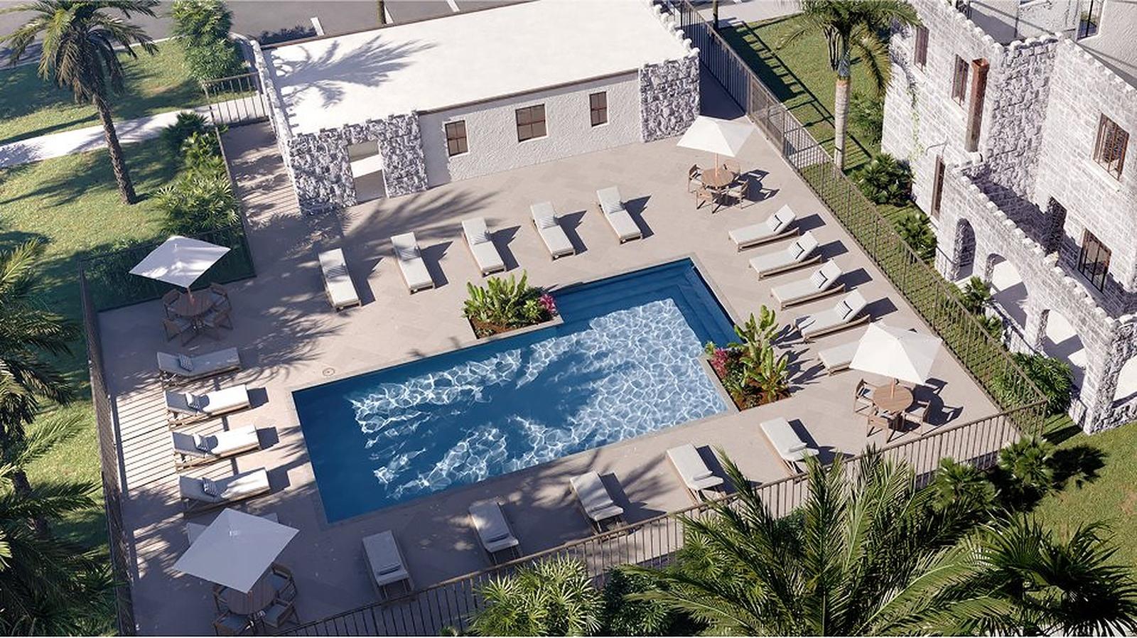 Pool deck